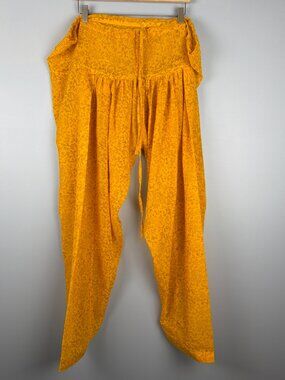 Handmade Harem Pants Womens Free Size Drawstring Swim Beach Sheer Coverup Pool